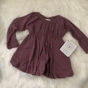 Burt’s Bees Purple Pointelle Bubble Dress